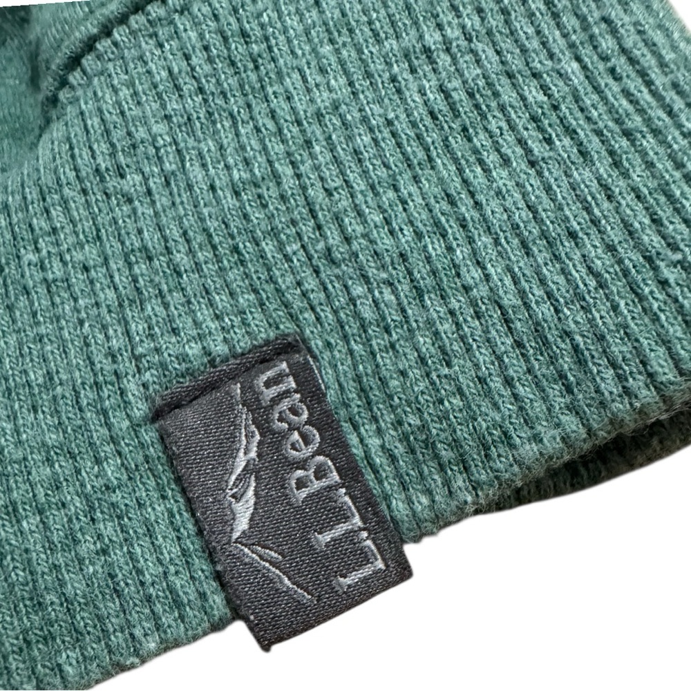 LL Bean Sea Green Hoodie with Multicolor Drawstring Size S - Picture 4 of 4